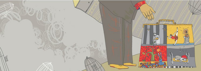 разворот для сборника стихотворений