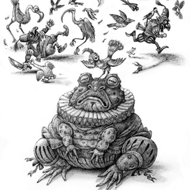 Иллюстрация к сказке (испанской).