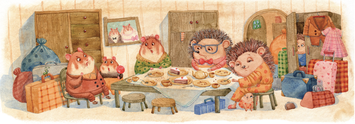 в гостях у хомяков