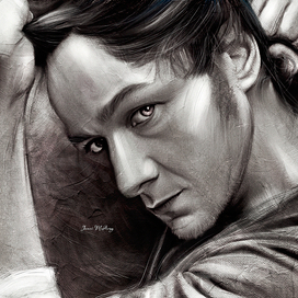 Мужской портрет. Цифровой портрет по фото