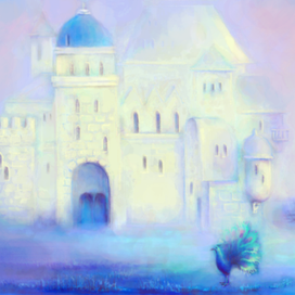 замок с павлином