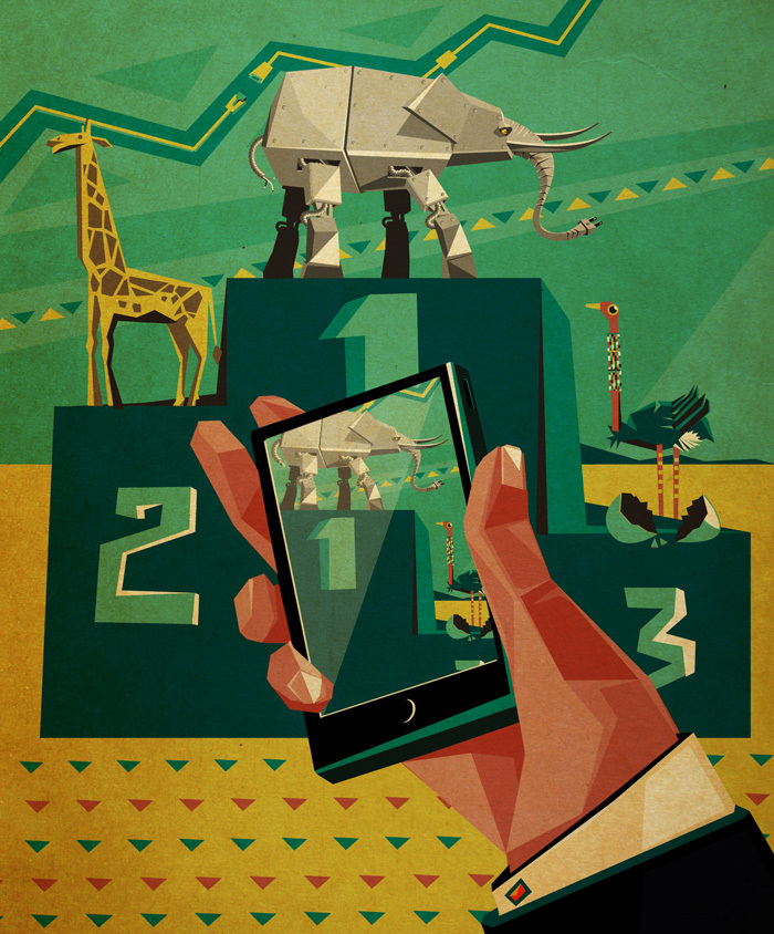 Африканский мобильный контент (для Brussels Airlines)