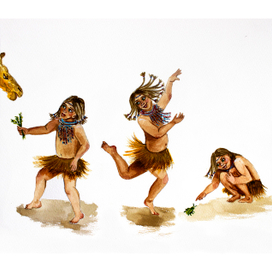 Персонаж "девочка из племени"