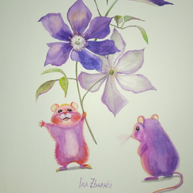 Весёлые хомячки