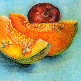 Тыква и нектарин