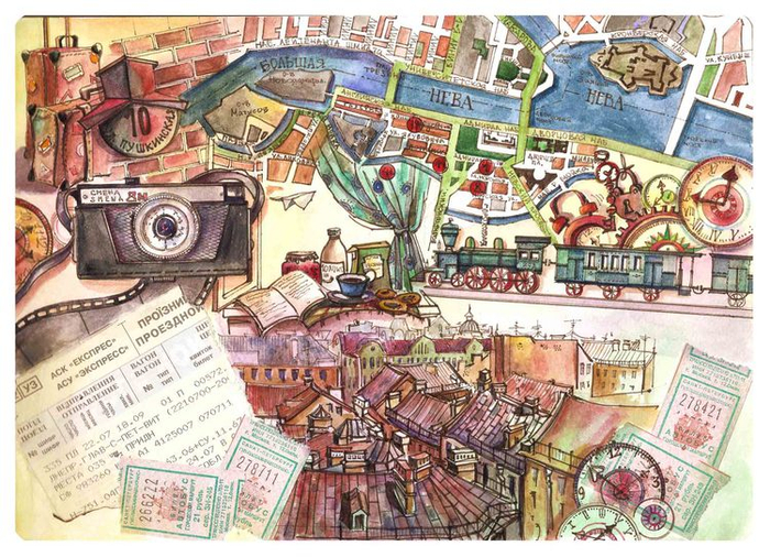 путишествие в Санкт Петербург