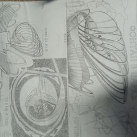 Фонтан в парке 