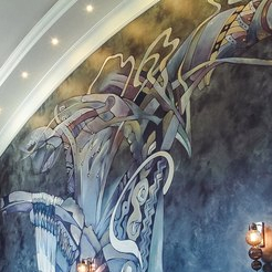 Роспись стены