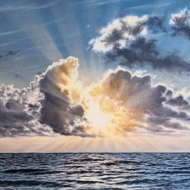 Масло. Холст. Эпоксидная смола и акрил.