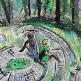 Лабиринт в саду