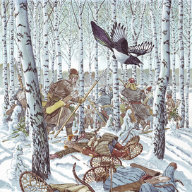 Сорока. Погром Кучумовых зимовий.