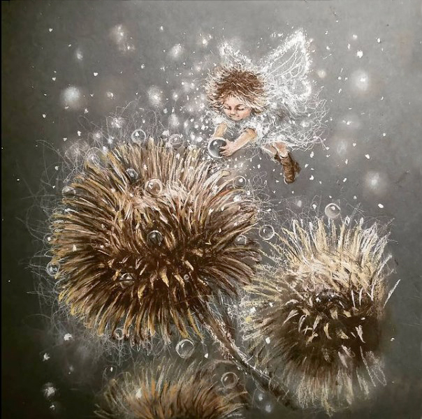 Фея наряжает репейник