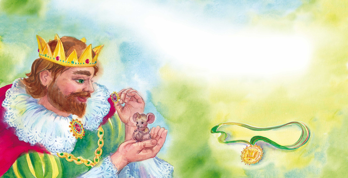 5 последний разворот сказки "Серенький друг" 