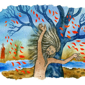 Иллюстрация к притче для журнала Yogajournal