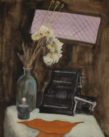 натюрморт со счётной машиной ,а точнее с арифмометром)