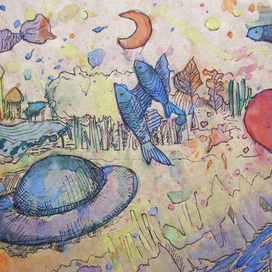 летящая шляпа