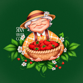 Клубничное лукошко