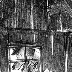 Кто стучится в дверь ко мне?)(вернее в окно))