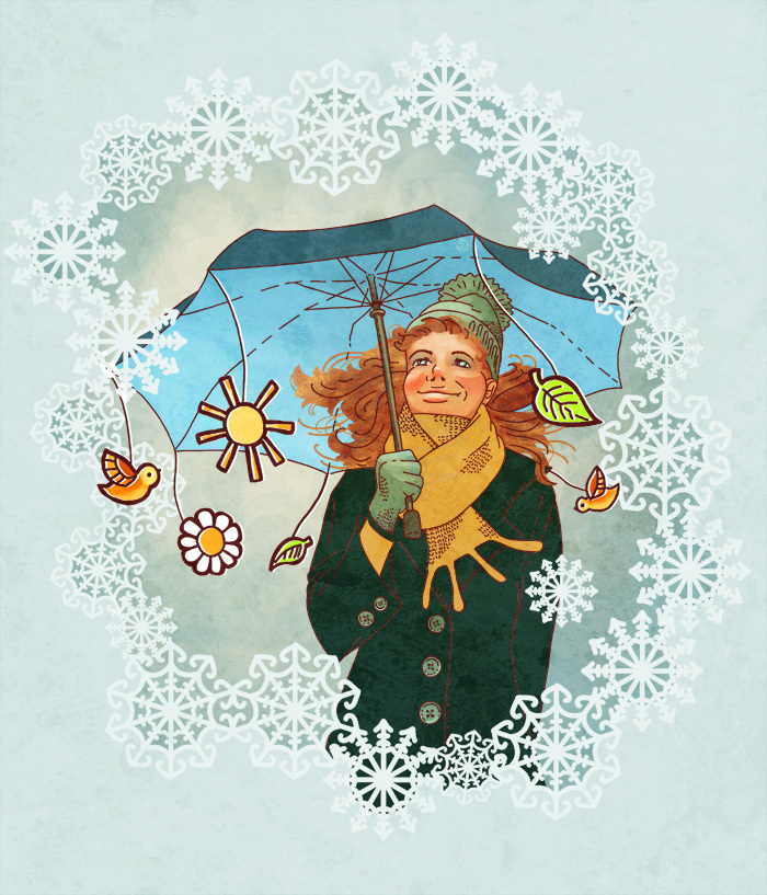 зонтик с летом