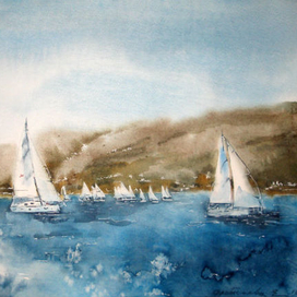 Яхты. Про море и лето