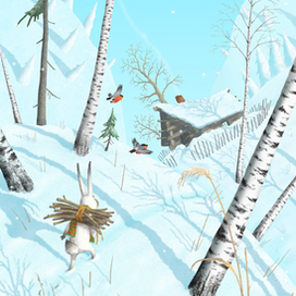 Тени на снегу )