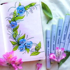 Цветочный веночек