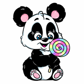 Панда леденец