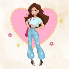 Иллюстрация Девушки