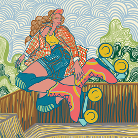 Роликовые коньки