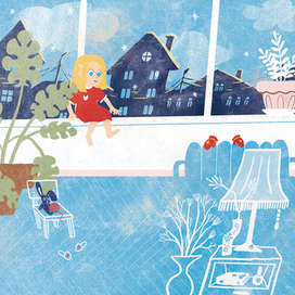 "Вязаная история" Нитки