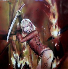 Девушка с мечем