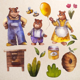 Медведи и мед