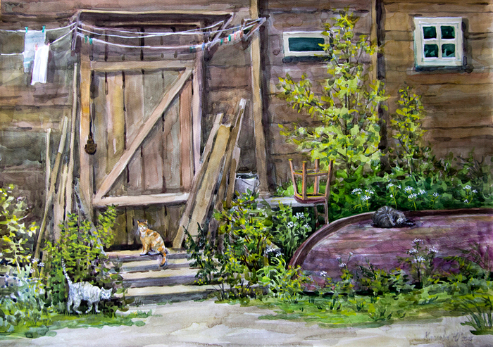 Старый сарай, Плёс