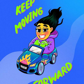 keep moving forward  
