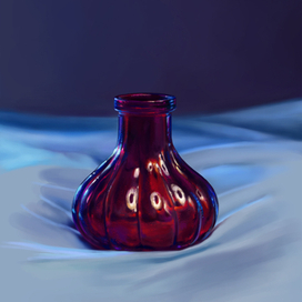 Ваза в контр освещении