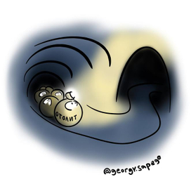 Отолиты в лабиринте