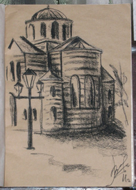 Абхазия.Храм в Пицунде