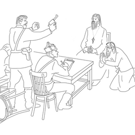 "Под чёрной доской" рассказ