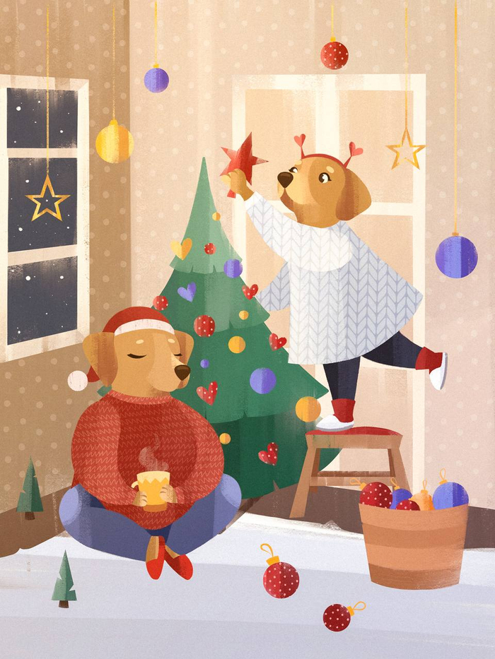Новогодняя иллюстрация