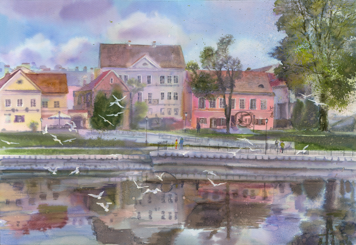 Весна. Троицкое. Чайки