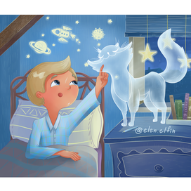 Мальчик со своим лучшим другом. Привидение кота