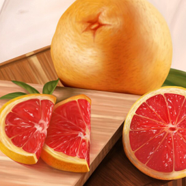 Рисунок грейпфрута