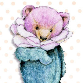 Авторский мишка художника-теддиста Юлии Мавлютовой (г. Москва)