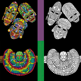 раскраска-антистресс