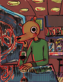 мишка в баре