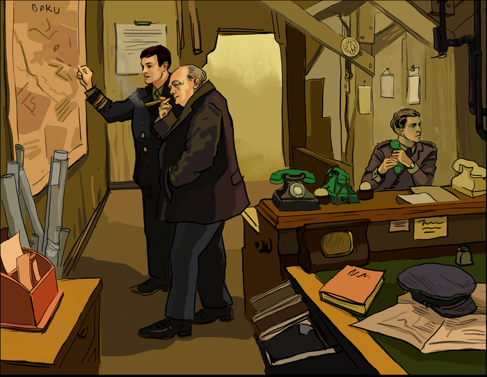 Черчилль в бункере