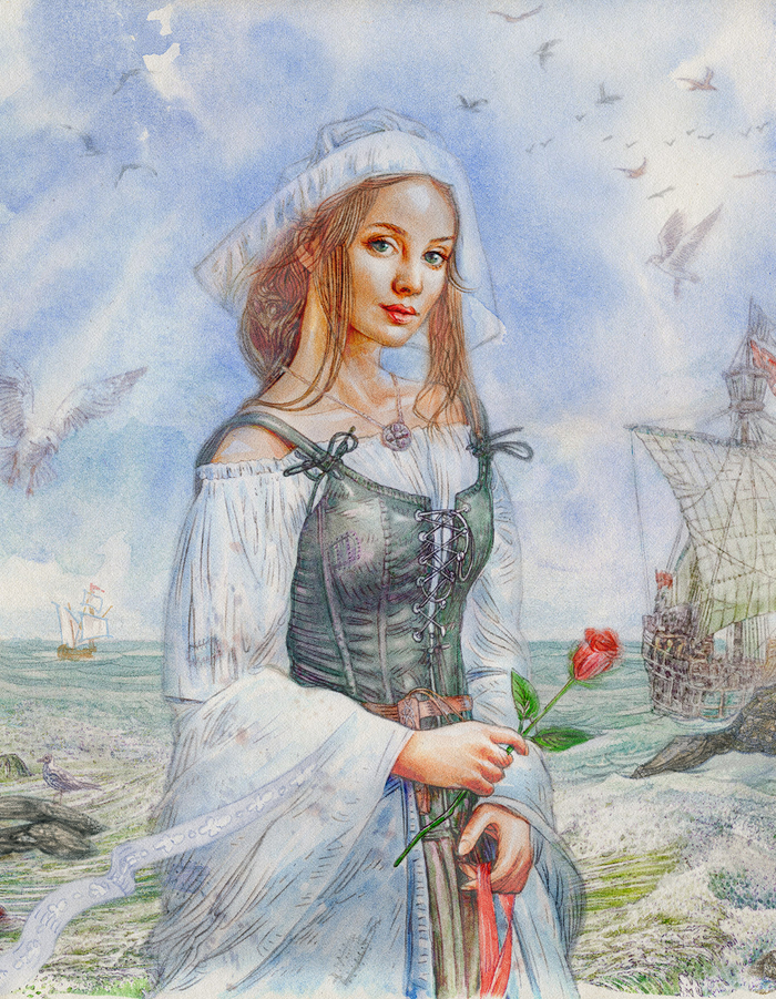 Эскиз персонажа сказки