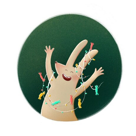 Праздничный заяц