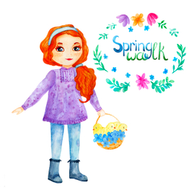 девочка с цыплятами