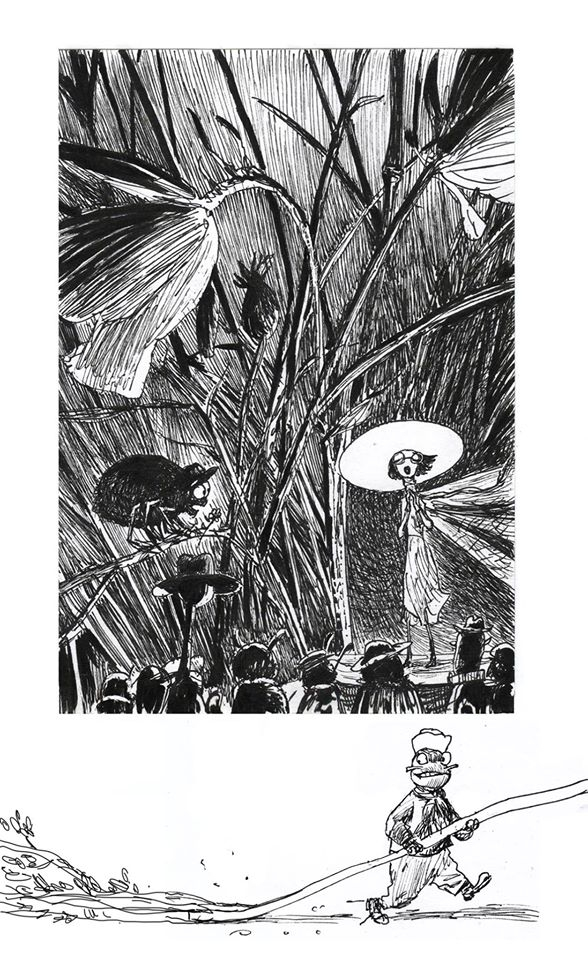 Стрекоза и муравей